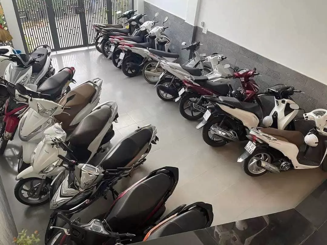 Honda Air Blade motorbike in random colors